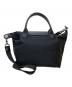 LONGCHAMP (ロンシャン) ルプリアージュ ネオ2WAYショルダーバッグ ブラック：12000円