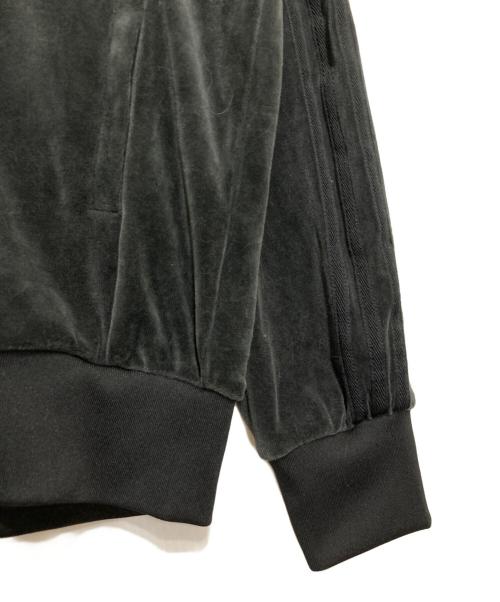 adidas（アディダス）adidas (アディダス) SST アディカラー ベロア トラックトップ ブラック サイズ:Mの古着・服飾アイテム