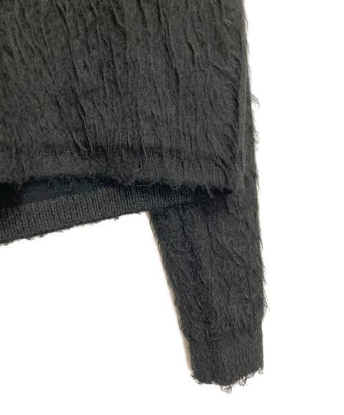 FRED PERRY（フレッドペリー）FRED PERRY (フレッドペリー) Fluffy Crewneck Knit Cardigan ブラック サイズ:UK10の古着・服飾アイテム