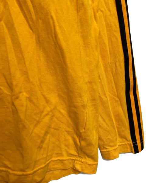 adidas（アディダス）adidas (アディダス) 長袖カットソー イエロー サイズ:L-Oの古着・服飾アイテム