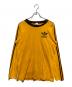 adidas（アディダス）の古着「長袖カットソー」｜イエロー