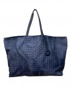 BOTTEGA VENETAボッテガベネタ）の古着「イントレッチオリュージョントートバッグ」｜ネイビー