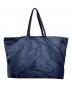 BOTTEGA VENETA (ボッテガベネタ) イントレッチオリュージョントートバッグ ネイビー：30000円