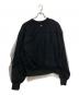 MAISON SPECIAL (メゾンスペシャル) Tulle Combination Sweatshirt ブラック サイズ:Free：5000円