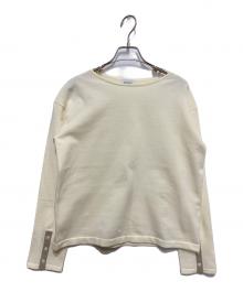 MACKINTOSH PHILOSOPHY（マッキントッシュ フィロソフィー）の古着「スリーブボタンニット」｜アイボリー