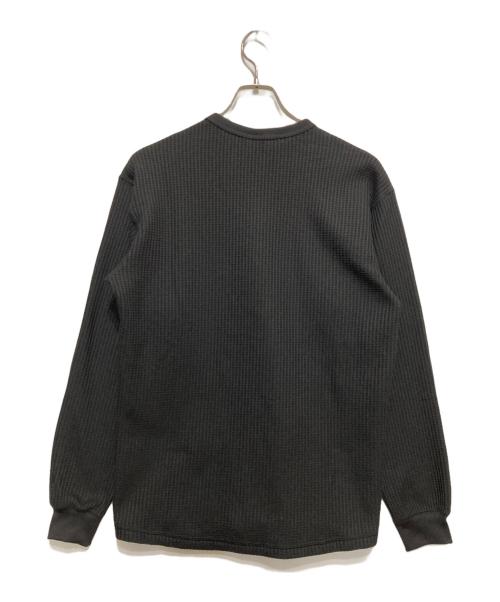 THE NORTH FACE（ザ ノース フェイス）THE NORTH FACE (ザ ノース フェイス) ロングスリーブウォームワッフルクルー ブラック サイズ:Sの古着・服飾アイテム