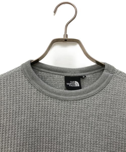 THE NORTH FACE（ザ ノース フェイス）THE NORTH FACE (ザ ノース フェイス) ロングスリーブウォームワッフルクルー グレー サイズ:Sの古着・服飾アイテム
