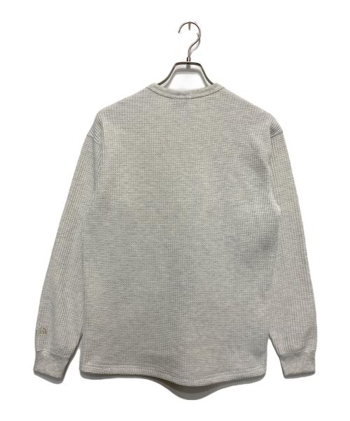 THE NORTH FACE（ザ ノース フェイス）THE NORTH FACE (ザ ノース フェイス) ロングスリーブウォームワッフルクルー グレー サイズ:Sの古着・服飾アイテム