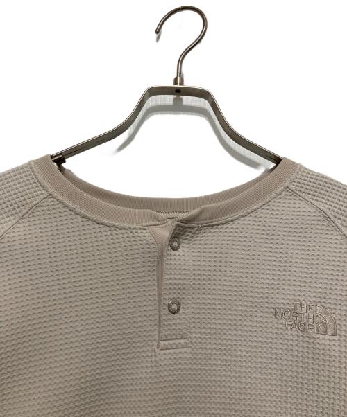 THE NORTH FACE（ザ ノース フェイス）THE NORTH FACE (ザ ノース フェイス) フリーランワッフルクルー ベージュ サイズ:Lの古着・服飾アイテム