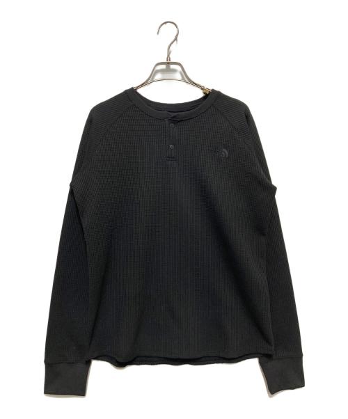 THE NORTH FACE（ザ ノース フェイス）THE NORTH FACE (ザ ノース フェイス) フリーランワッフルクルー ブラック サイズ:Lの古着・服飾アイテム