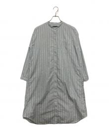 MARMOT（マーモット）の古着「シアサッカーワンピース」｜グリーン