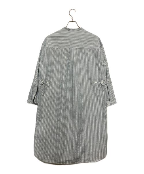 MARMOT（マーモット）Marmot (マーモット) シアサッカーワンピース グリーン サイズ:Lの古着・服飾アイテム
