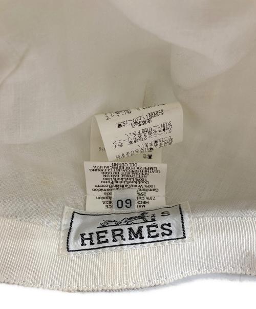 HERMES（エルメス）HERMES (エルメス) リネンハンチング グレー サイズ:60の古着・服飾アイテム
