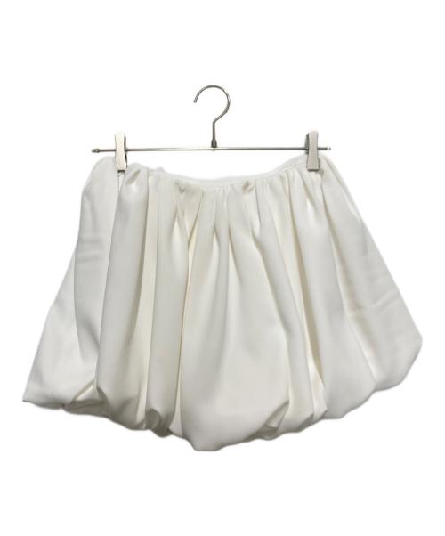 sheller（シェリエ）sheller (シェリエ) Drape Balloon Short Pants ホワイト サイズ:Ⅿ 未使用品の古着・服飾アイテム