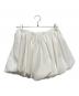 sheller (シェリエ) Drape Balloon Short Pants ホワイト サイズ:Ⅿ 未使用品：10000円