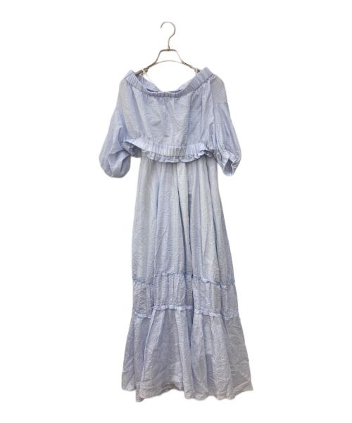 La boutique BonBon（ラブティックボンボン）La boutique BonBon (ラブティックボンボン) セットアップワンピース ブルー サイズ:Ｍの古着・服飾アイテム