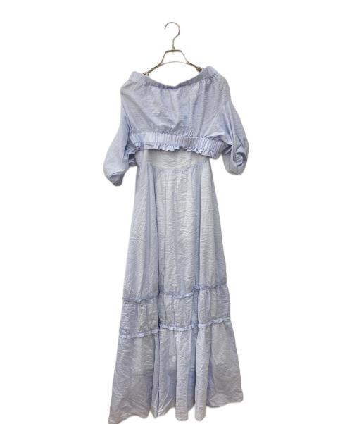 La boutique BonBon（ラブティックボンボン）La boutique BonBon (ラブティックボンボン) セットアップワンピース ブルー サイズ:Ｍの古着・服飾アイテム