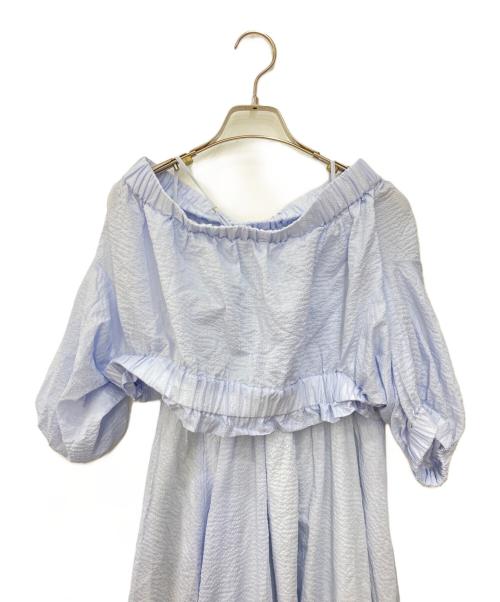 La boutique BonBon（ラブティックボンボン）La boutique BonBon (ラブティックボンボン) セットアップワンピース ブルー サイズ:Ｍの古着・服飾アイテム