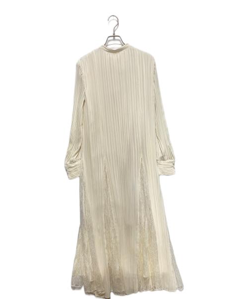 Estella.K（エステラケー）Estella.K (エステラケー) Alyssa Pleaded Long Dress アイボリー サイズ:FREE 未使用品の古着・服飾アイテム