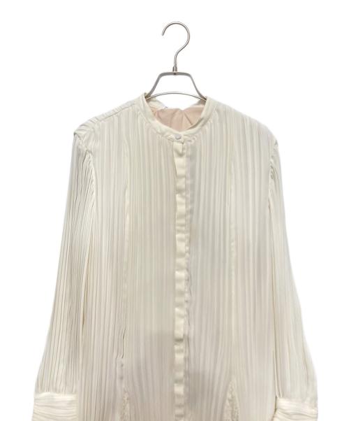 Estella.K（エステラケー）Estella.K (エステラケー) Alyssa Pleaded Long Dress アイボリー サイズ:FREE 未使用品の古着・服飾アイテム