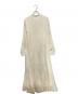 Estella.K (エステラケー) Alyssa Pleaded Long Dress アイボリー サイズ:FREE 未使用品：10000円