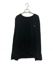 Vivienne Westwood man（ヴィヴィアン ウェストウッド マン）の古着「“RANDOM LINE ORB” ロンT」｜ブラック