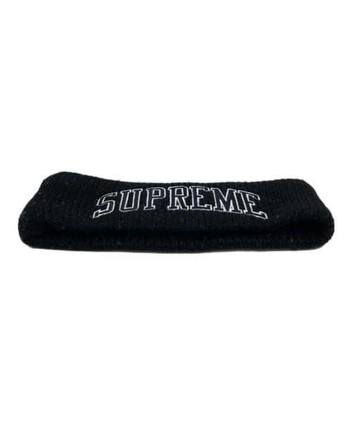 SUPREME（シュプリーム）Supreme (シュプリーム) New Era (ニューエラ) Sequin Arc Logo Headband ブラックの古着・服飾アイテム