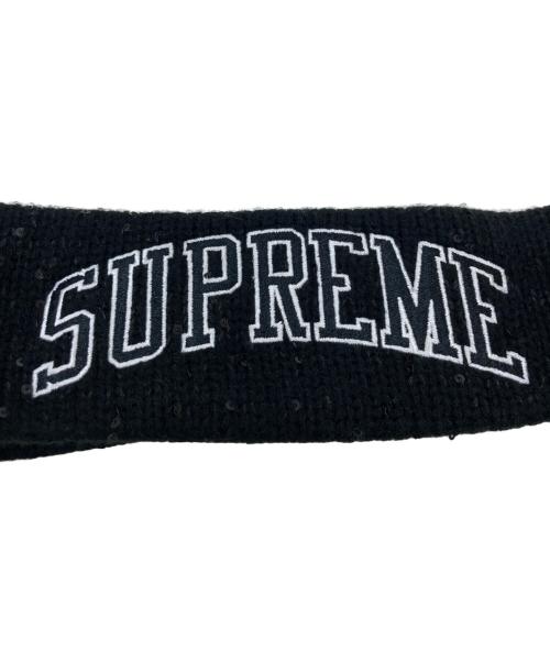 SUPREME（シュプリーム）Supreme (シュプリーム) New Era (ニューエラ) Sequin Arc Logo Headband ブラックの古着・服飾アイテム