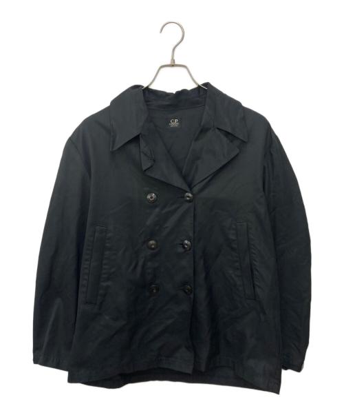 C.P COMPANY（シーピーカンパニー）C.P COMPANY (シーピーカンパニー) ダブルブレストPコート ブラック サイズ:SIZE 40の古着・服飾アイテム