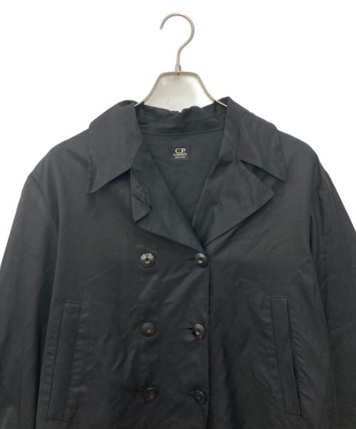 C.P COMPANY（シーピーカンパニー）C.P COMPANY (シーピーカンパニー) ダブルブレストPコート ブラック サイズ:SIZE 40の古着・服飾アイテム