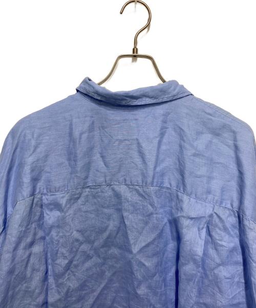 Spick and Span（スピック＆スパン）Spick and Span (スピック＆スパン) 80リネンカシュクール ビッグシャツ ブルー サイズ:FREEの古着・服飾アイテム