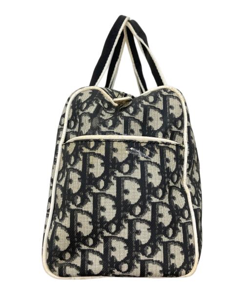 Christian Dior（クリスチャン ディオール）Christian Dior (クリスチャン ディオール) NO2 トロッター柄ミニボストンバッグ ブラック×ホワイトの古着・服飾アイテム