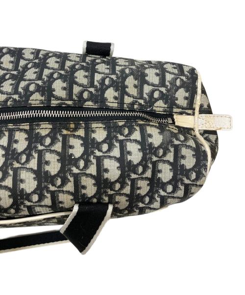 Christian Dior（クリスチャン ディオール）Christian Dior (クリスチャン ディオール) NO2 トロッター柄ミニボストンバッグ ブラック×ホワイトの古着・服飾アイテム