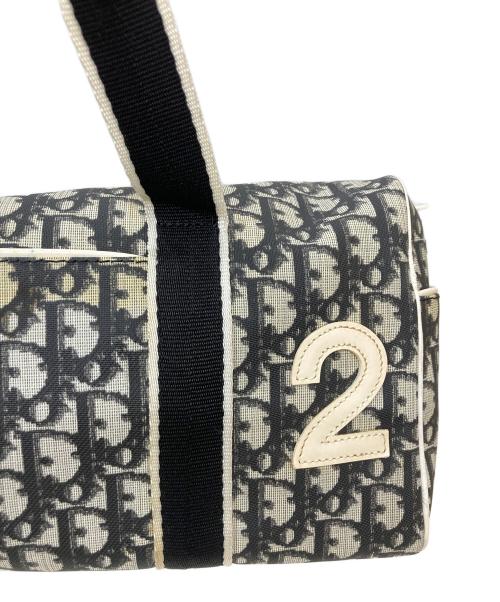 Christian Dior（クリスチャン ディオール）Christian Dior (クリスチャン ディオール) NO2 トロッター柄ミニボストンバッグ ブラック×ホワイトの古着・服飾アイテム