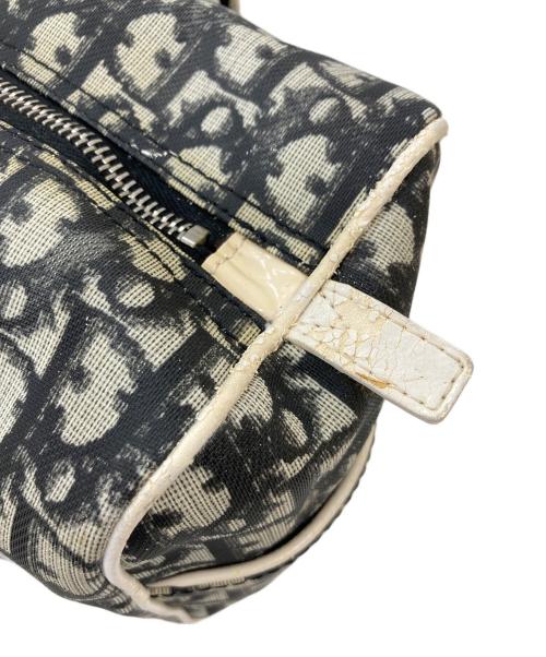 Christian Dior（クリスチャン ディオール）Christian Dior (クリスチャン ディオール) NO2 トロッター柄ミニボストンバッグ ブラック×ホワイトの古着・服飾アイテム