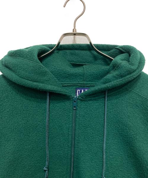 GAP（ギャップ）GAP (ギャップ) ハーフジップフリースパーカー グリーン サイズ:XLの古着・服飾アイテム