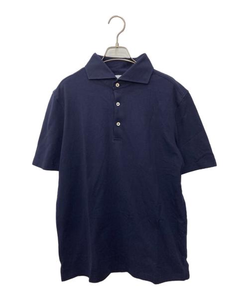 giannetto（ジャンネット）giannetto (ジャンネット) ポロシャツ ネイビー サイズ:XLの古着・服飾アイテム