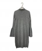 theoryセオリー）の古着「BELL HIGH NECK DRESS」｜グレー