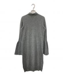 theory（セオリー）の古着「BELL HIGH NECK DRESS」｜グレー