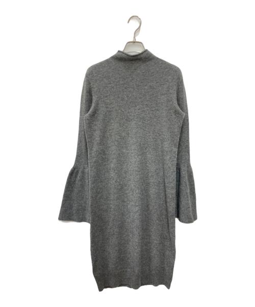theory（セオリー）theory (セオリー) BELL HIGH NECK DRESS グレー サイズ:Sの古着・服飾アイテム