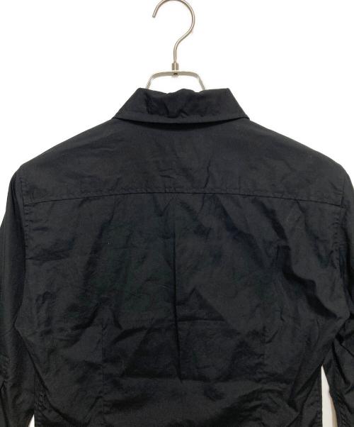 Vivienne Westwood man（ヴィヴィアン ウェストウッド マン）Vivienne Westwood man (ヴィヴィアン ウェストウッド マン) オーブ刺繍７分袖シャツ ブラック サイズ:44の古着・服飾アイテム