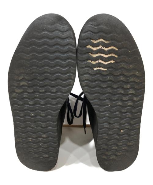 YOHJI YAMAMOTO（ヨウジヤマモト）YOHJI YAMAMOTO (ヨウジヤマモト) プラットフォームギリーシューズ ブラック サイズ:Sの古着・服飾アイテム