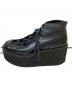 YOHJI YAMAMOTO (ヨウジヤマモト) プラットフォームギリーシューズ ブラック サイズ:S：8000円
