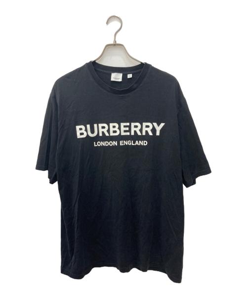 BURBERRY（バーバリー）BURBERRY (バーバリー) ロゴプリントtシャツ ブラック サイズ:XXLの古着・服飾アイテム