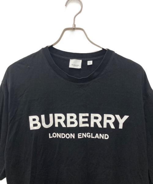 BURBERRY（バーバリー）BURBERRY (バーバリー) ロゴプリントtシャツ ブラック サイズ:XXLの古着・服飾アイテム