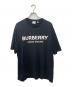 BURBERRY（バーバリー）の古着「ロゴプリントtシャツ」｜ブラック