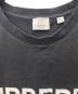 中古・古着 BURBERRY (バーバリー) ロゴプリントtシャツ ブラック サイズ:XXL：14000円