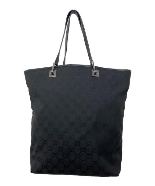 GUCCI（グッチ）GUCCI (グッチ) CGキャンバストートバッグ ブラックの古着・服飾アイテム