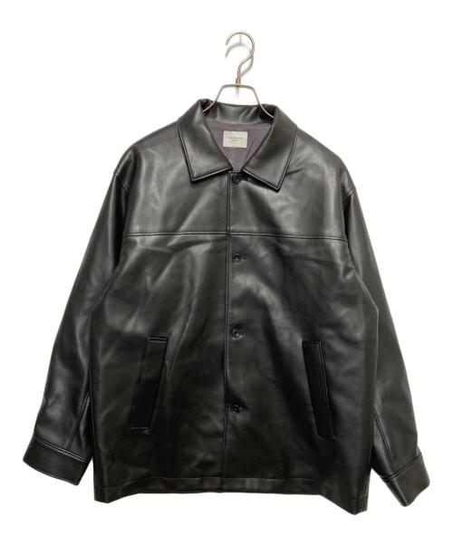 URBAN RESEARCH DOORS（アーバンリサーチドアーズ）URBAN RESEARCH DOORS (アーバンリサーチドアーズ) FL カーコート ブラック サイズ:Lの古着・服飾アイテム
