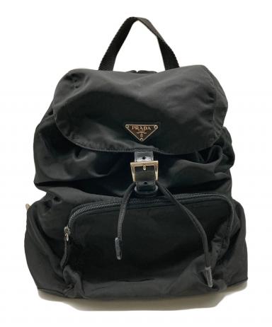 中古・古着通販】PRADA (プラダ) ナイロンリュック ブラック｜ブランド